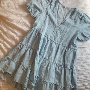 Zara jean flowy dress, perfect for summer, size S
